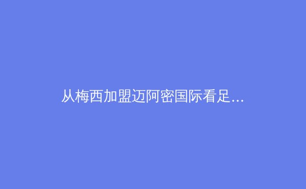 从梅西加盟迈阿密国际看足球产业全球化新浪潮：资本、社区与技术的三维变革 - 4